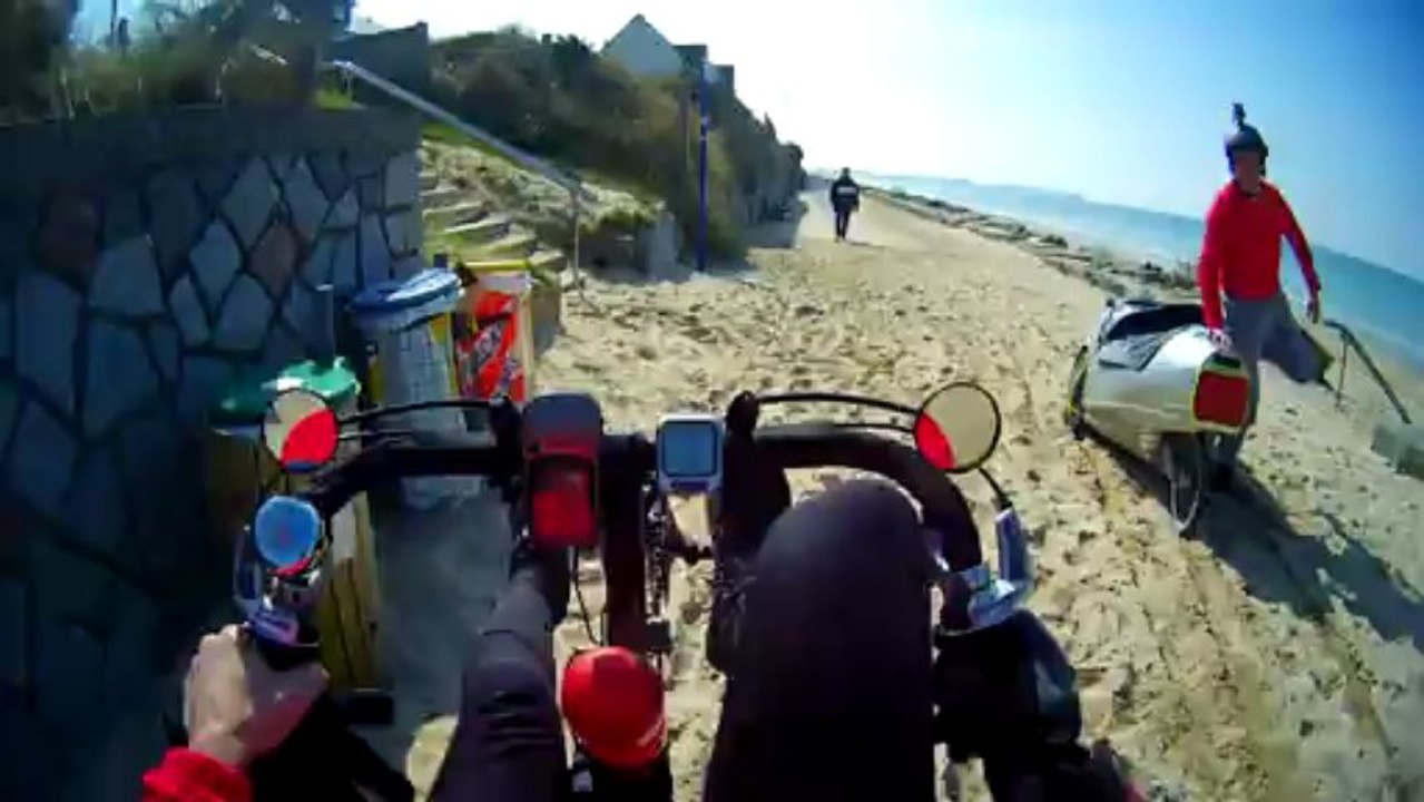 Petit ensablage en bent, mais quel soleil !