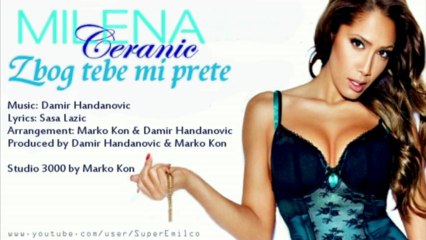 Milena Ceranic - Zbog tebe mi prete [ Official 2012 ]