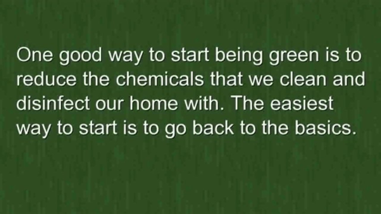 Green Cleaning Ideas For Cleaning Your Green Home