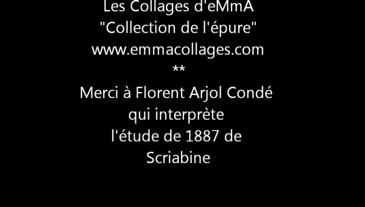 eMmA collages De l'épure Scriabine