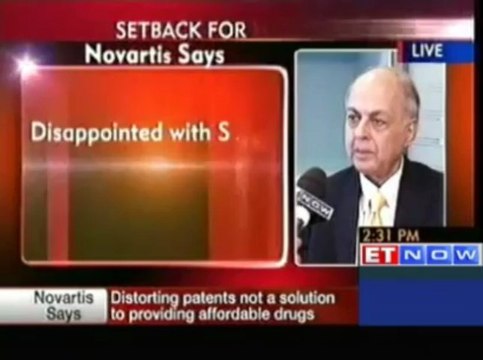 Disappointed with SC verdict on Glivec Cancer Drug : Novartis