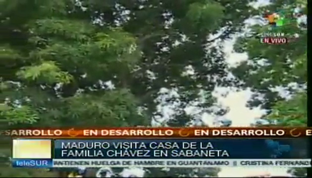 Nicolás Maduro inicia campaña presidencial desde Barinas