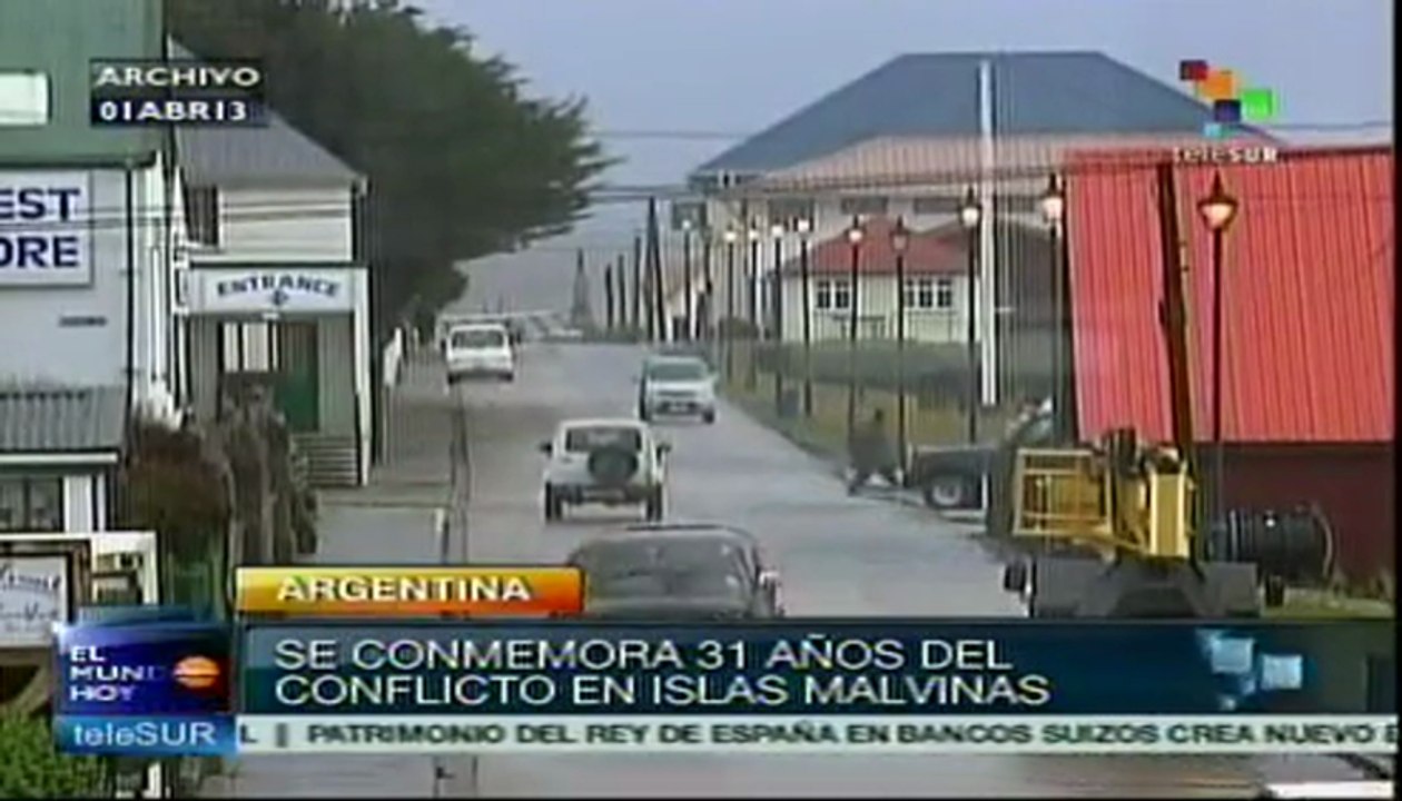 Argentina conmemora 31 años del conflicto en islas Malvinas