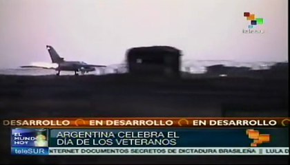 Homenaje a los heroes de la Guerra de Malvinas