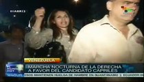 Marcha en Miranda a favor de Capriles reclama seguridad