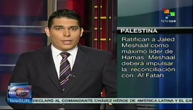 Reeligen a Jaled Meshaal como líder de Hamas