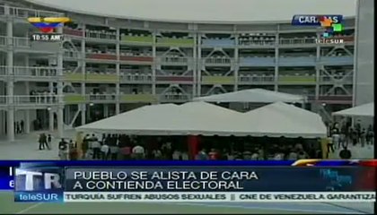Pueblo venezolano se alista de cara a próximas elecciones