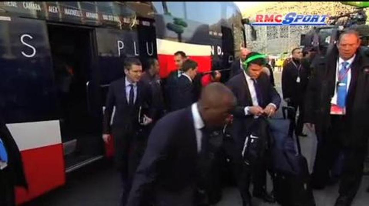 PSG - Barcelone / Les Parisiens sont arrivés au Parc des Princes - 02/04