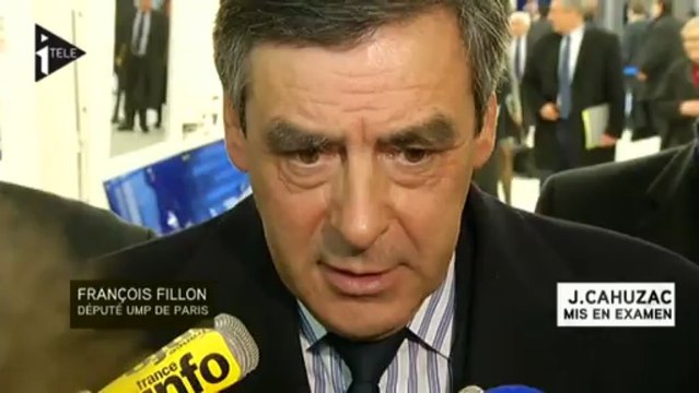 Cahuzac : François Fillon parle de faillite morale