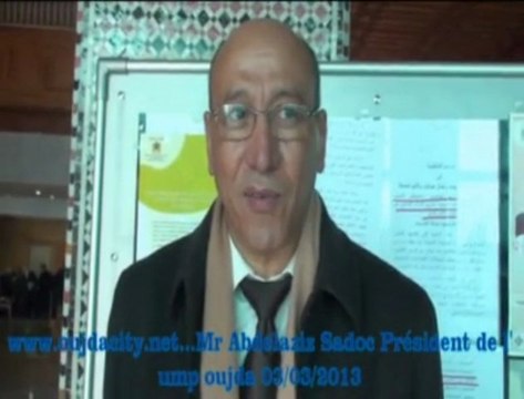 Mr abdelaziz sadoc président de l'univérsité mohammed premier a oujda - UMPO - rencontre entre UMPO et OCP ...-3-