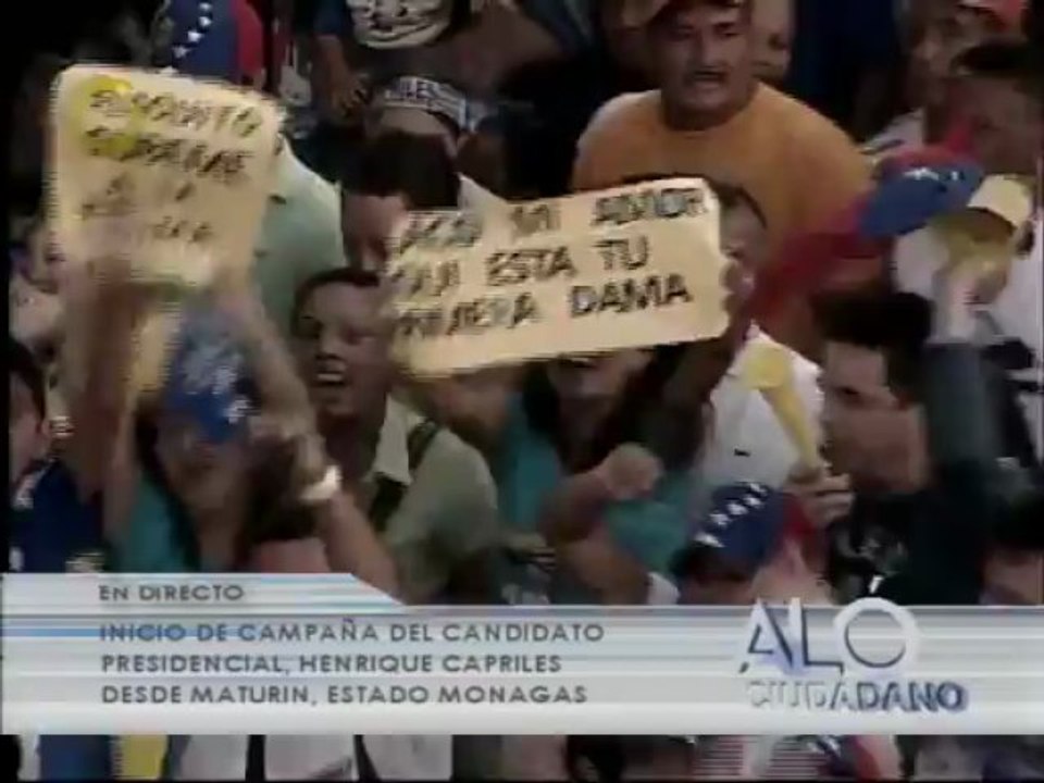 Capriles en Maturín: Esta es una lucha contra quienes los utilizan a ustedes