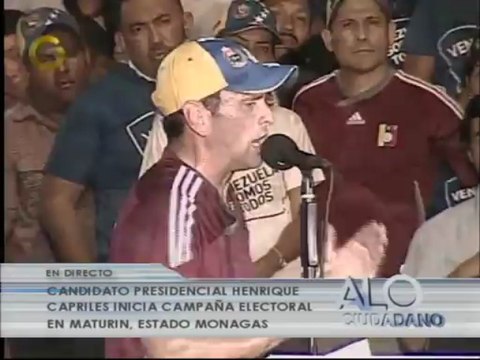 Capriles en Maturín: Salgamos a convencer a todos, comenzó esta cruzada por Venezuela