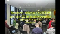 Acte III de la décentralisation : 2ème partie du débat entre les forces politiques de gauche à Montpellier le 29 mars 2013