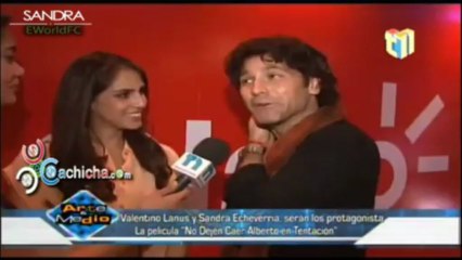 Sandra Echeverría y Valentino Lanus protagonistas de "No dejen caer a Alberto en tentación"