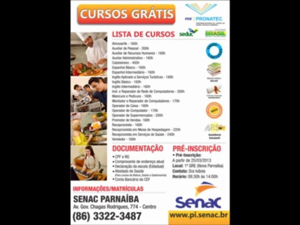CURSOS GRÁTIS