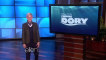 Ellen Announces Finding Dory