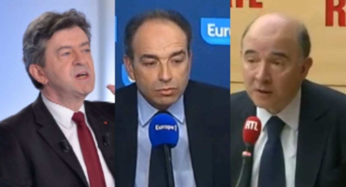 Moscovici, Mélenchon, Copé... les réactions aux aveux de Cahuzac