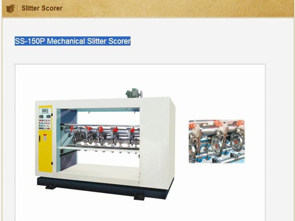 SS-150P Mechanical Slitter Scorer