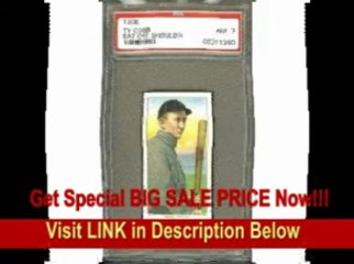 [FOR SALE] SUPERB 1909 T206 TY COBB PSA 7 NM BAT OFF SHOULDER HOF DETROIT BASEBALL CARD!