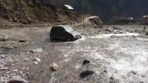 Crossing Nala before Sharda Neelum Valley Azad Kashmir