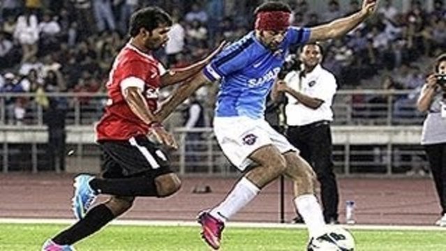 Indian Cricketers Vs Bollywood Actors Charity Football Match
