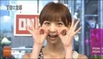 4月3日 PON! AKB48 高橋みなみ 篠田麻里子 生共演▽マドンナ愛飲!美肌&むくみ防止スムージー