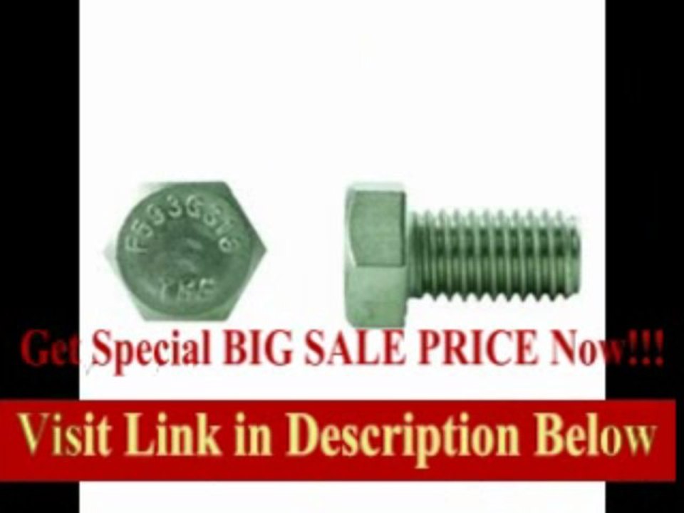 [BEST BUY] DrillSpot 1-1/4-7 x 3 316 Stainless Steel Hex Cap Screw