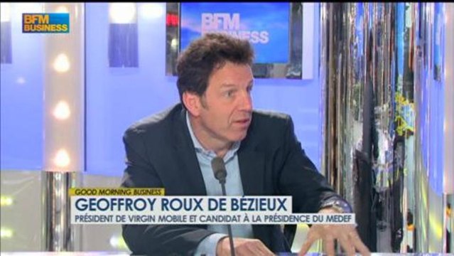 La bataille du Medef : Geoffroy Roux de Bézieux dans Good Morning Business - 3 avril