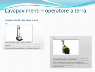 Scegliere la giusta lavapavimenti