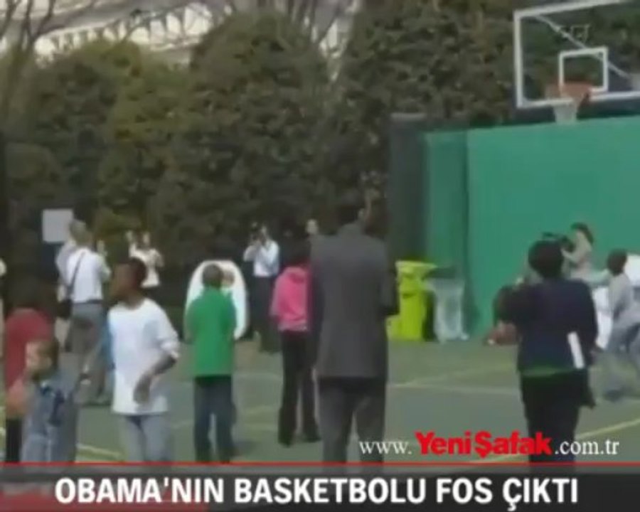 Obama'nın basketboldaki ustalığı fos çıktı!