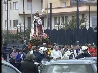 Pagani (SA) - La  "Madonna delle Galline" all'ospedale (02.04.13)