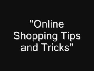 shopping tips and tricks