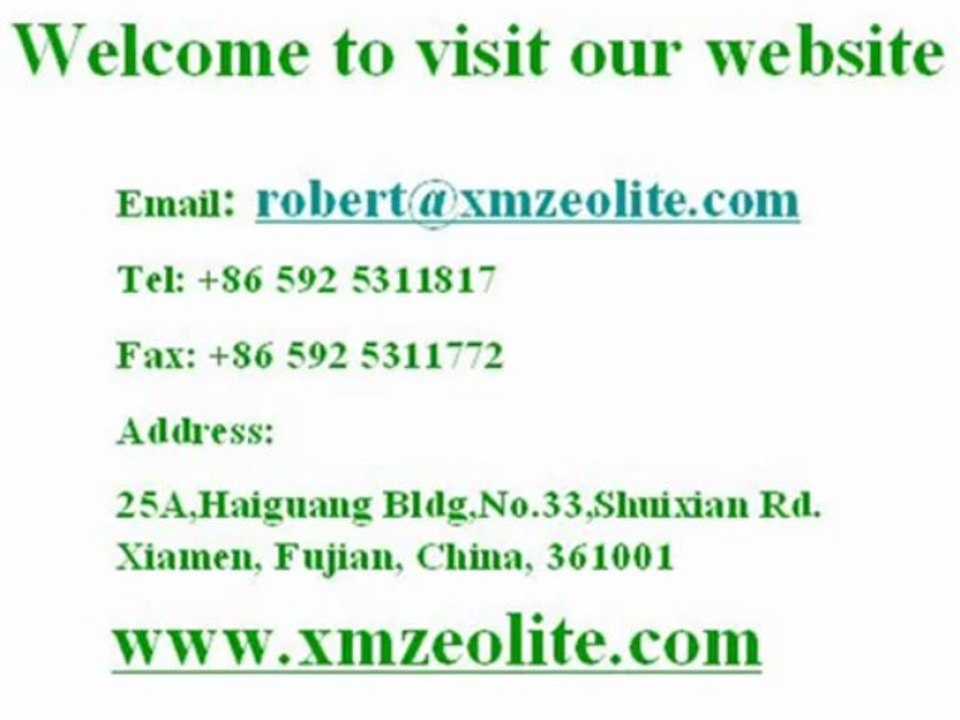 4A Zeolite Video
