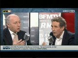 Interview de Laurent Fabius sur BFM TV et RMC (03.04.2013)