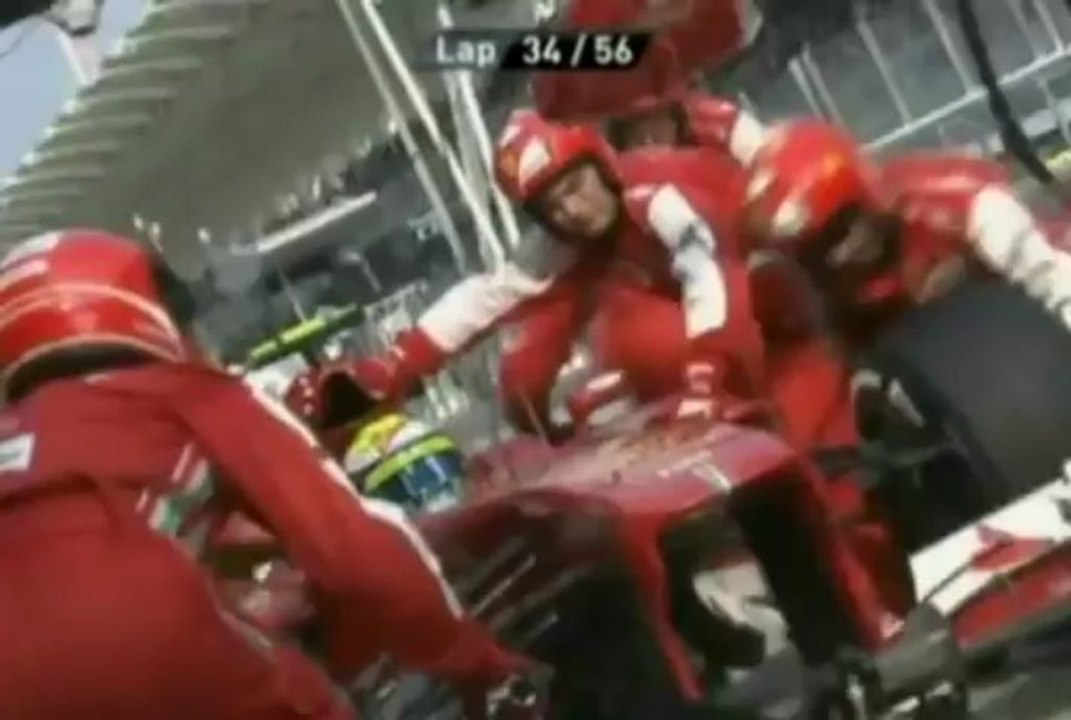 GP Malasia 2013 F1. Lo Mejor del Pit Stop o Parada en Boxes