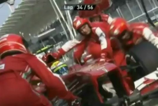 GP Malasia 2013 F1. Lo Mejor del Pit Stop o Parada en Boxes