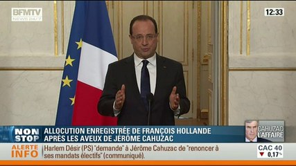 Affaire Cahuzac : "C'est un choc"