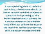 Services Offered by Residential Painting Contractors