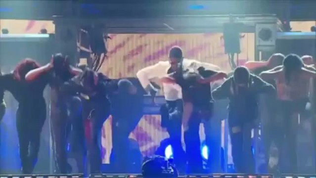Justin Bieber, Usher & Jaden Smith - backstage Grammy Rehearsals
