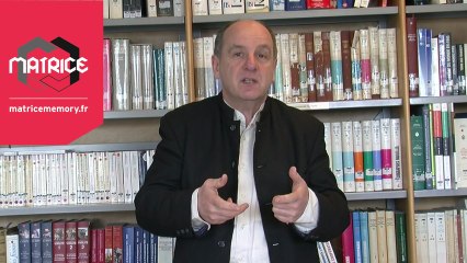 L'édito de Denis Peschanski - Matrice - Avril 2013