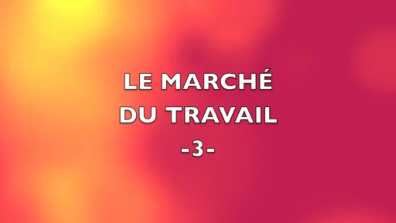 MARCHÉ DU TRAVAIL (3)