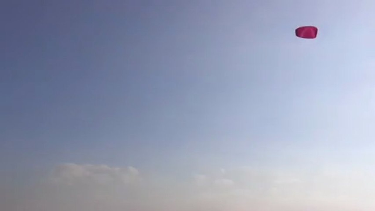 Belles glissades en cerf volant