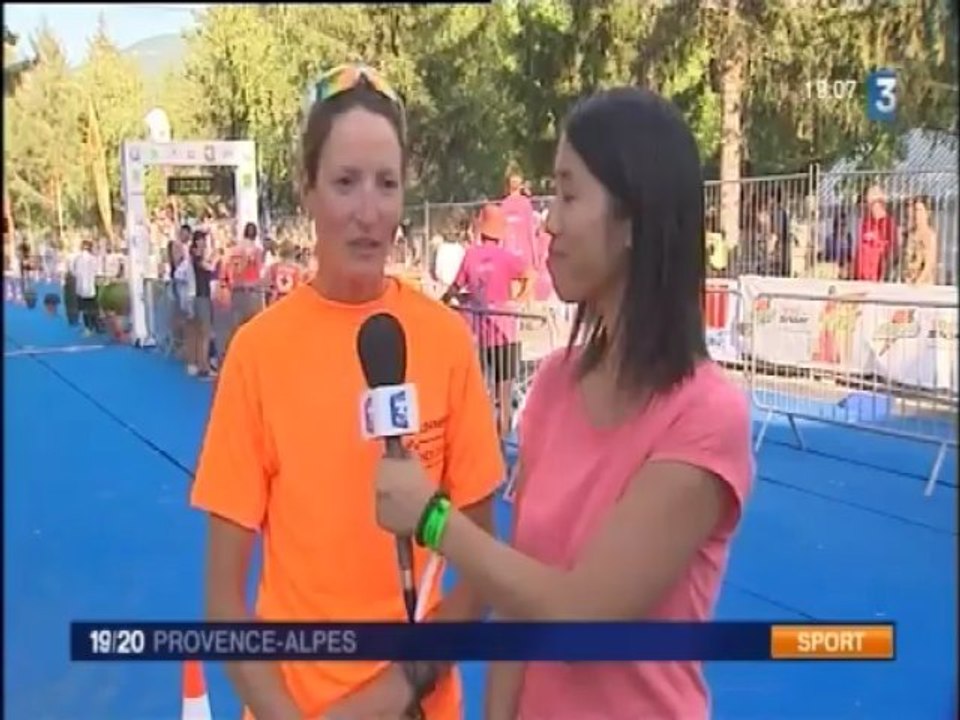Embrunman 2012 et interview de Jeanne Collonge - France 3 Provence-Alpes