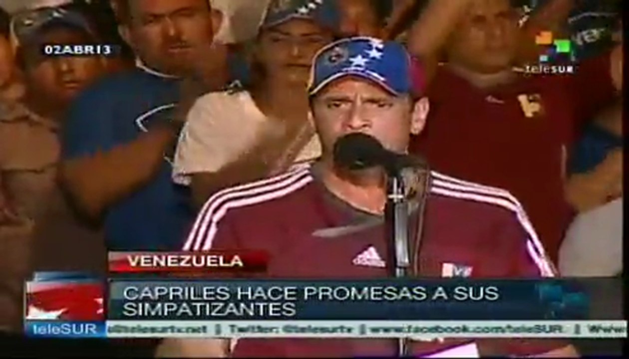 Capriles inicia campaña electoral en estado Monagas