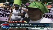 Salvadoreños se movilizan en defensa del agua