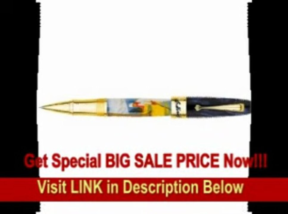 [BEST BUY] Montegrappa St.Moritz Limited Edition Summer Golf Solid 18K Gold Rollerball Pen