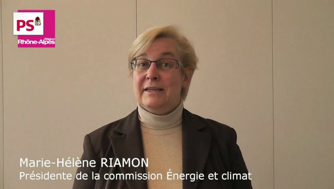 Transition énergétique : les socialistes rhônalpins vont débattre ! - Marie-Hélène RIAMON