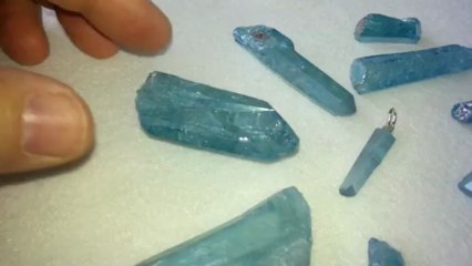 Aqua-aura cristal brute