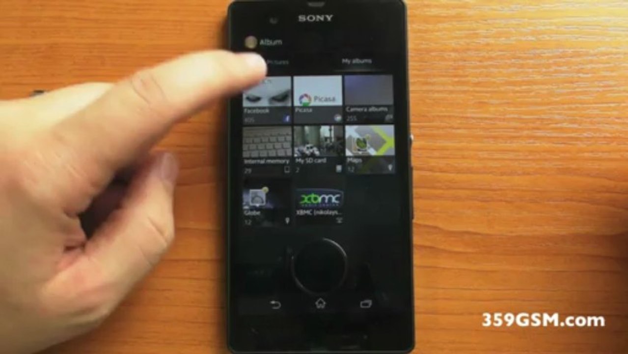 Sony Xperia Z video review - BE2 & ALBUM
