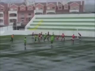 Bruno Fonseca - GOALKEEPER Saved Penalty and then scored Goal from 80 meters